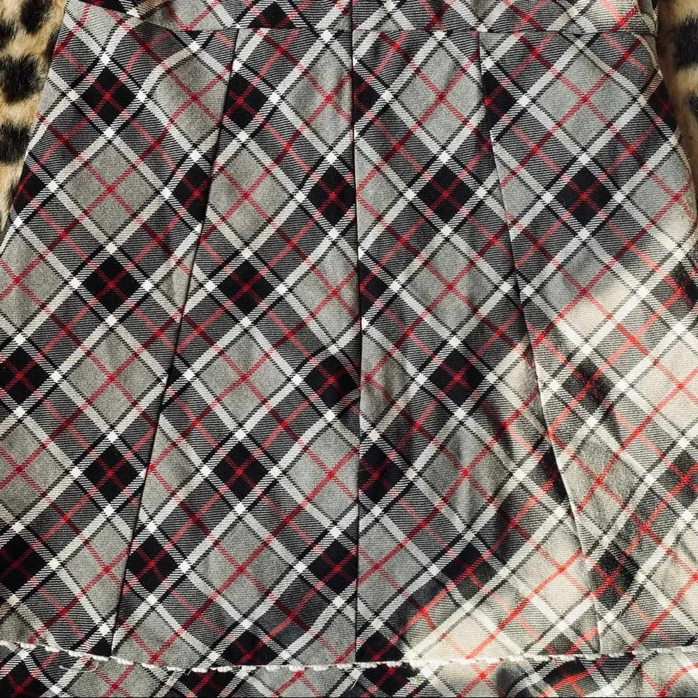 The Children’s Place red and gray plaid dress